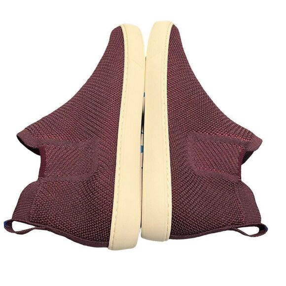 ROTHY’S The Chelsea Berry Lattice Knit High Top Sneaker Ankle Boots Shoes 13‎ - Picture 4 of 10